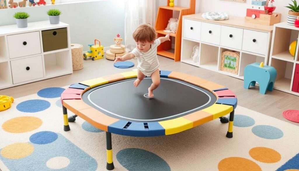 compact toddler trampoline